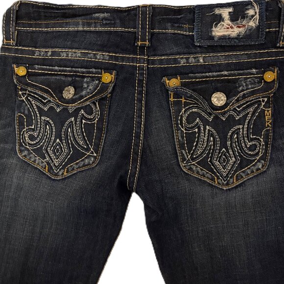 Vintage MEK Denim USA Premium Dark Wash Denim. Boot Cut. New Without Tags - Picture 7 of 9